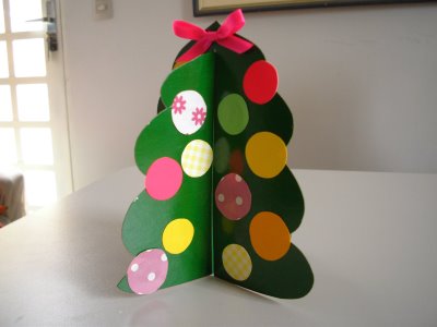 como fazer Árvore de Natal de papel