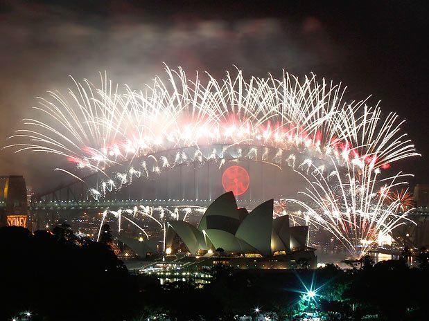 época de Ano novo na Austrália