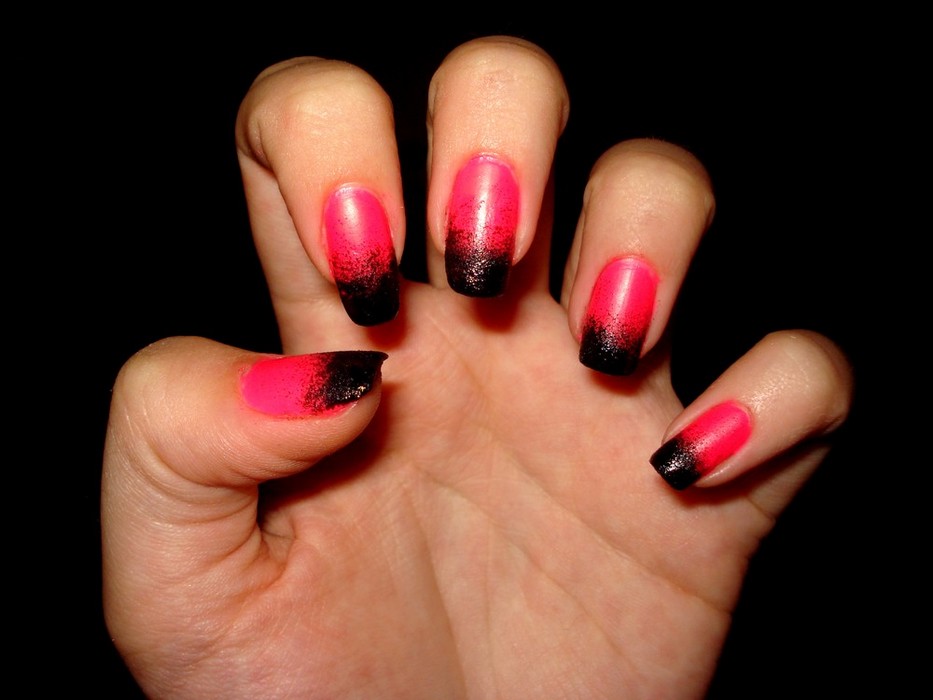 unhas em degrade